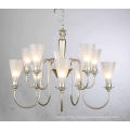 Iron Chandelier with Glass Shade Pendant Light (SD1181/5+5)